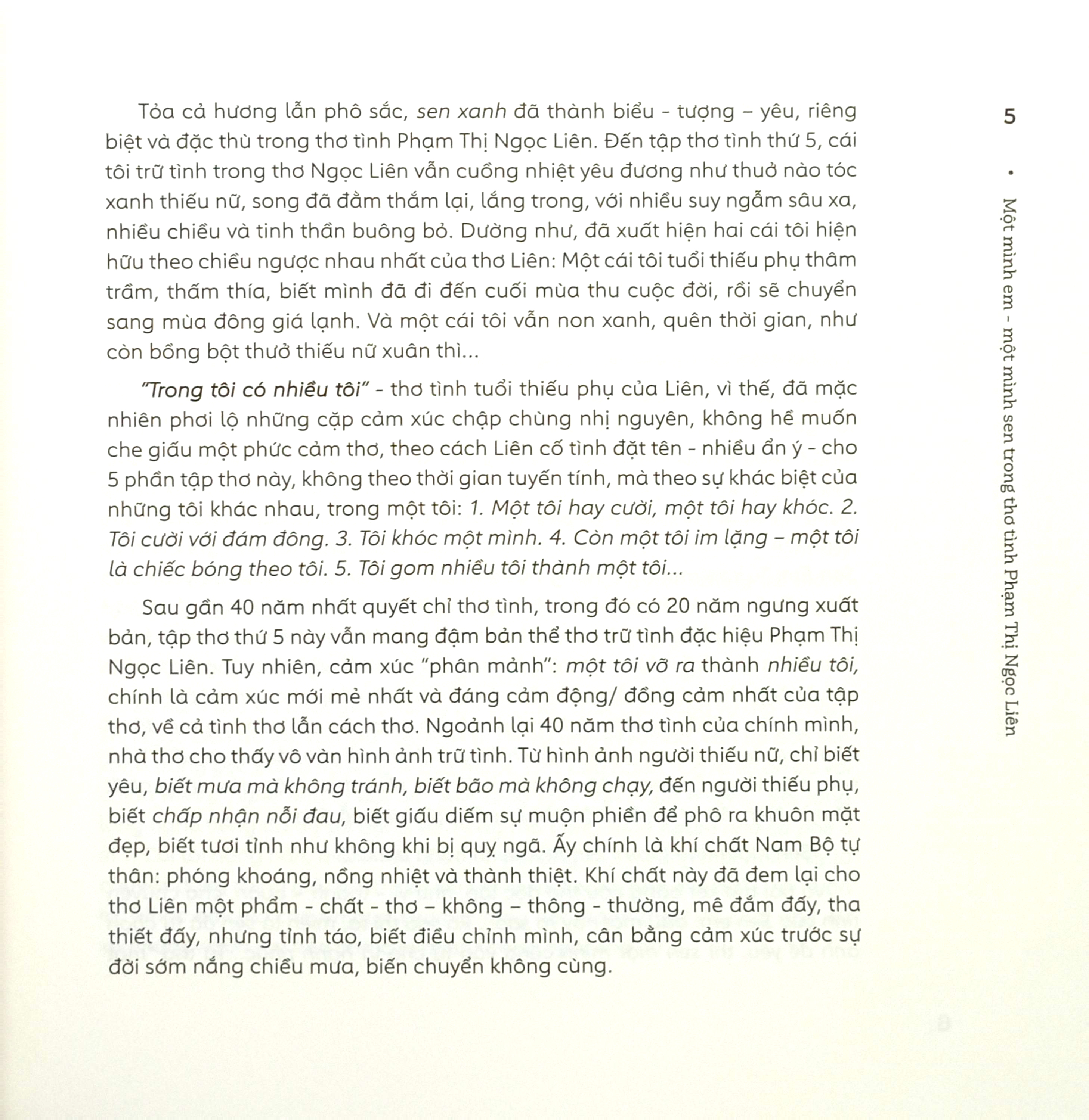 trong tôi có nhiều tôi - thơ tuyển