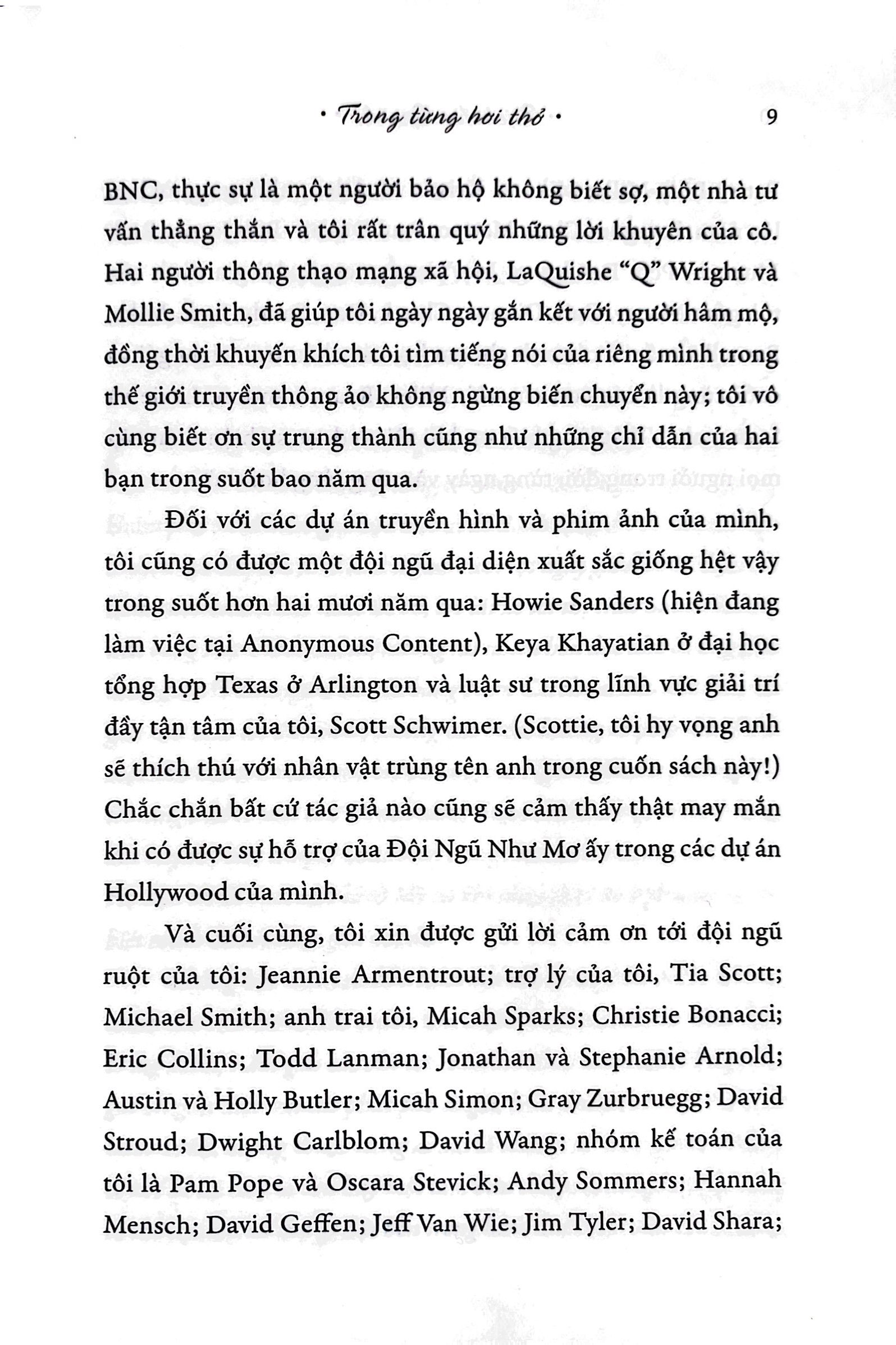 trong từng hơi thở