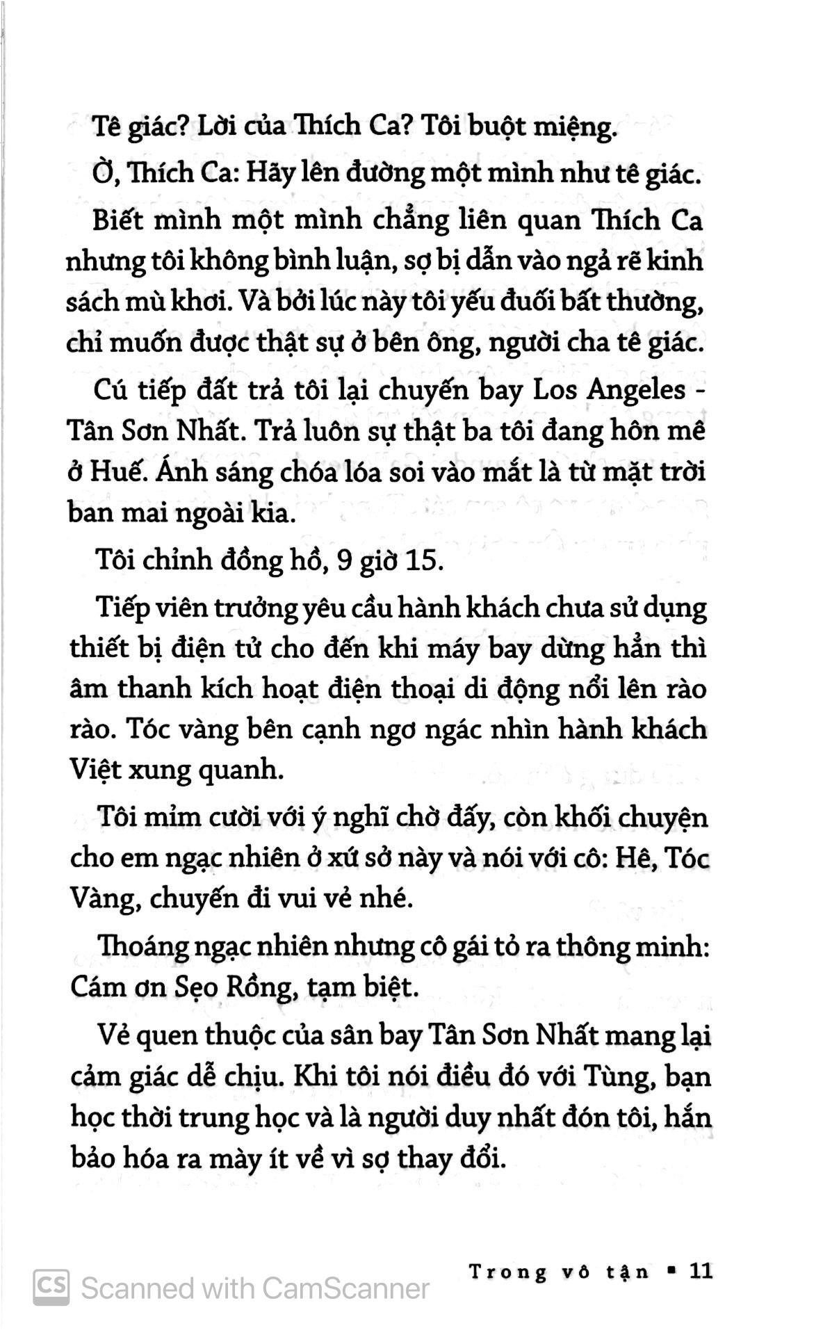 trong vô tận