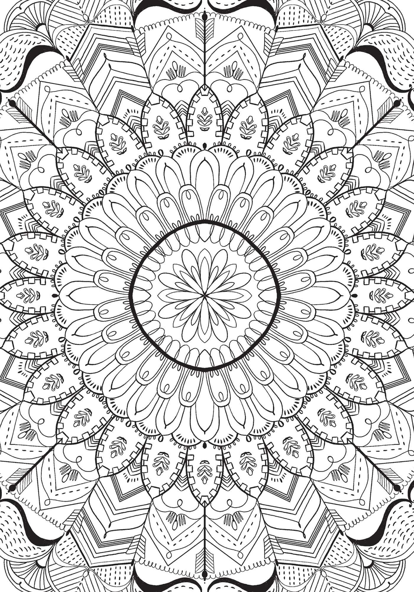 tropical coloring book & word search