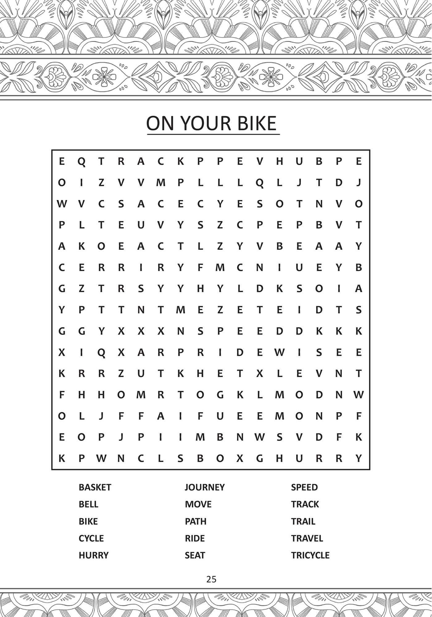 tropical coloring book & word search