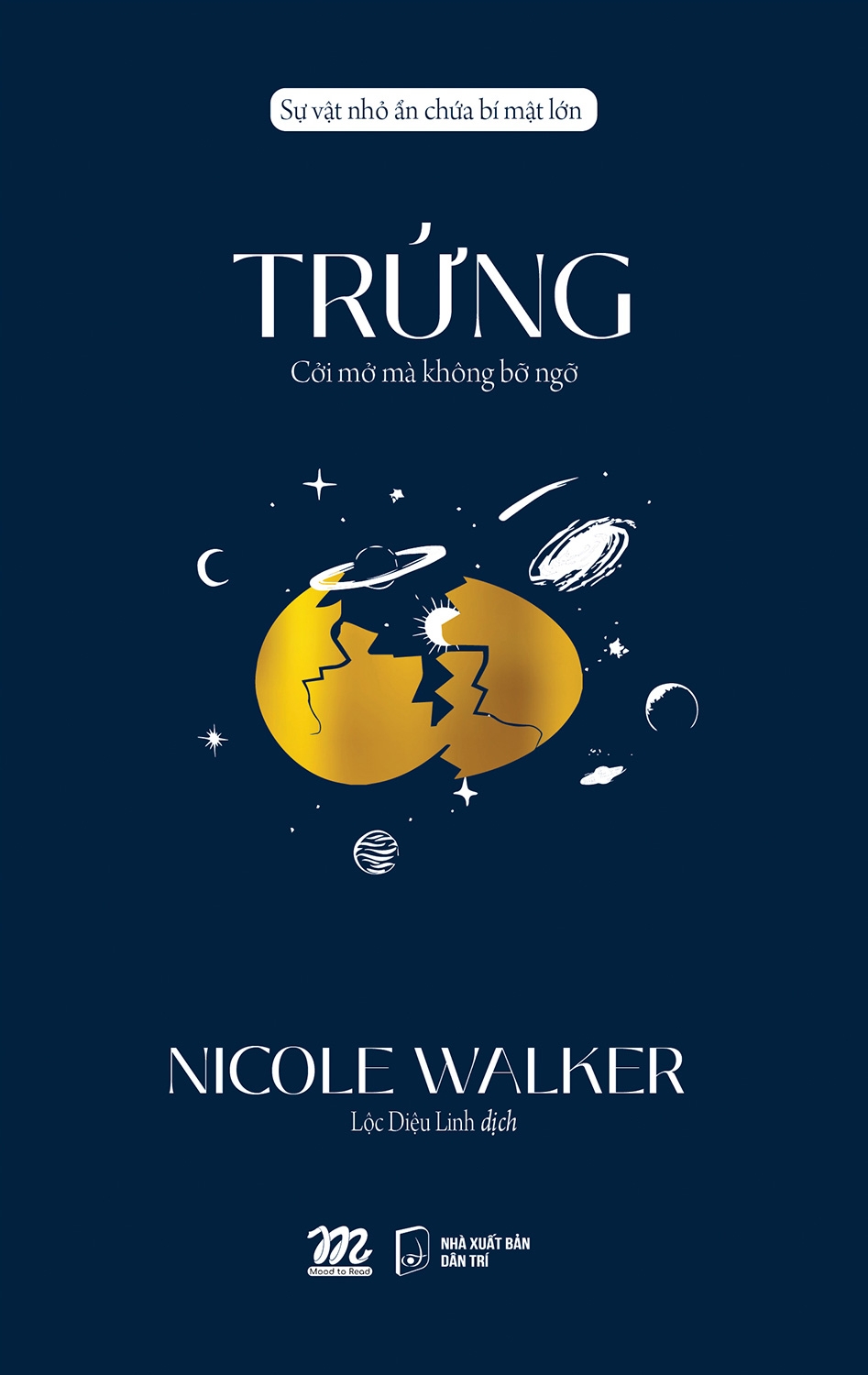 trứng - cởi mở mà không bỡ ngỡ - tặng kèm postcard cứng, ép nhũ