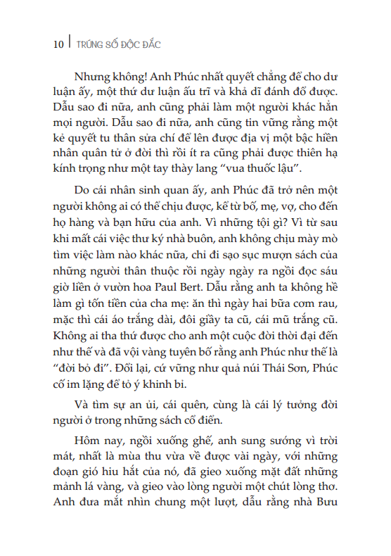 trúng số độc đắc