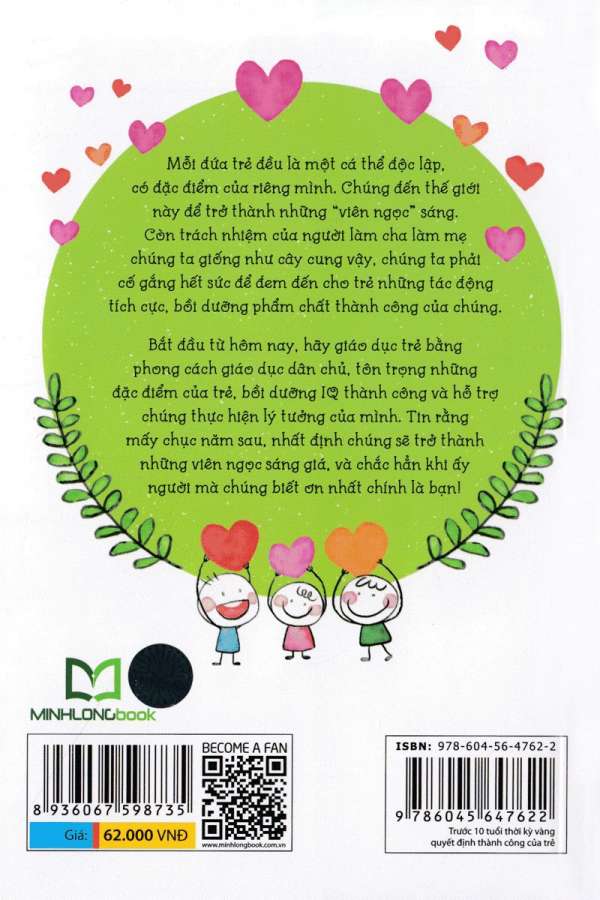 trước 10 tuổi - thời kỳ vàng quyết định thành công của trẻ (tái bản 2018)