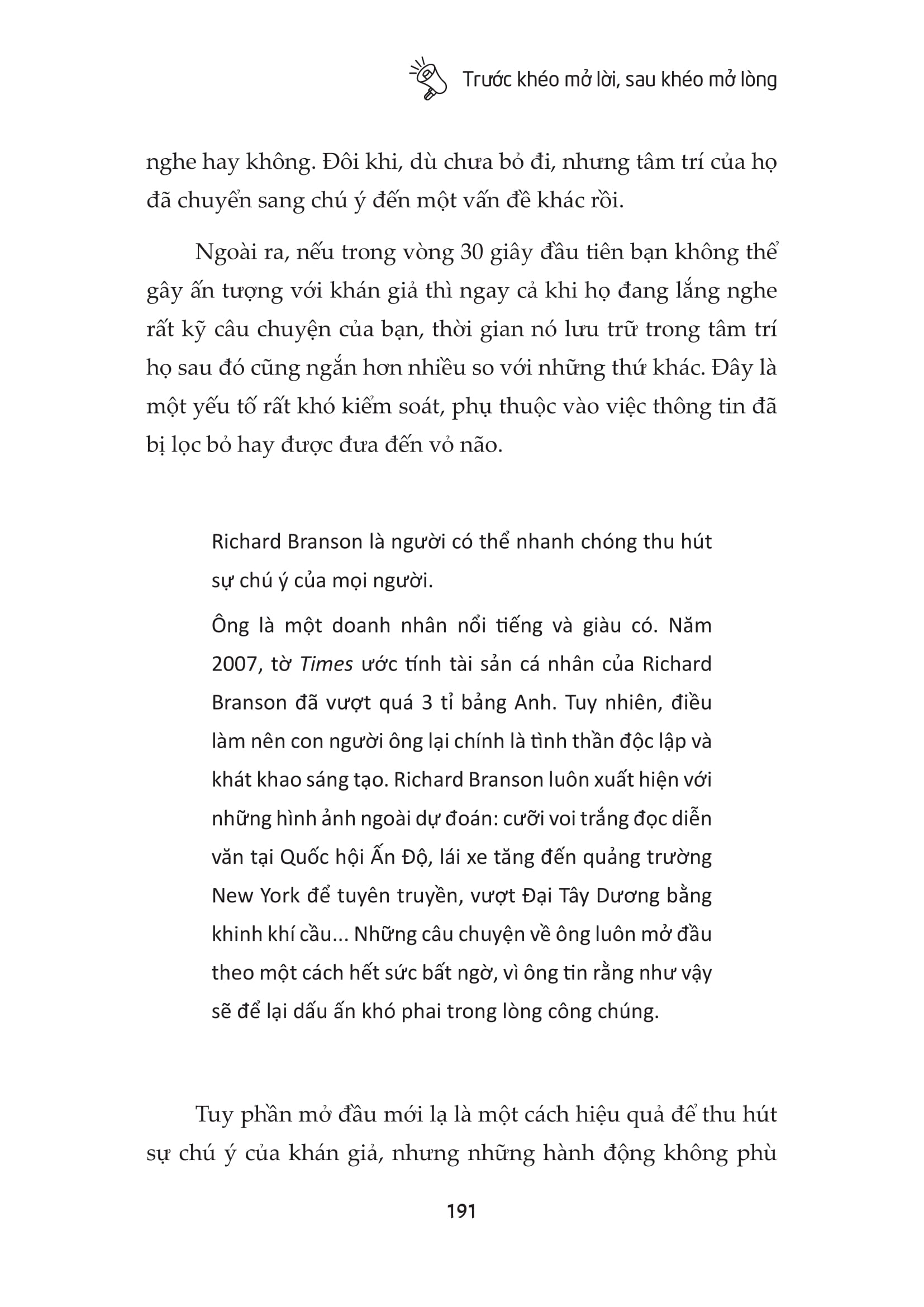 trước khéo mở lời, sau khéo mở lòng