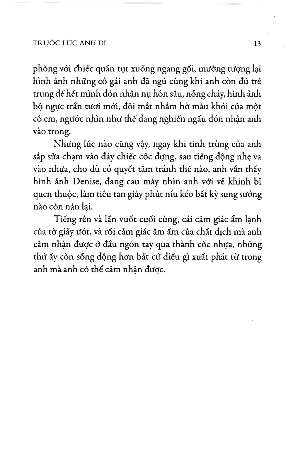 trước lúc anh đi