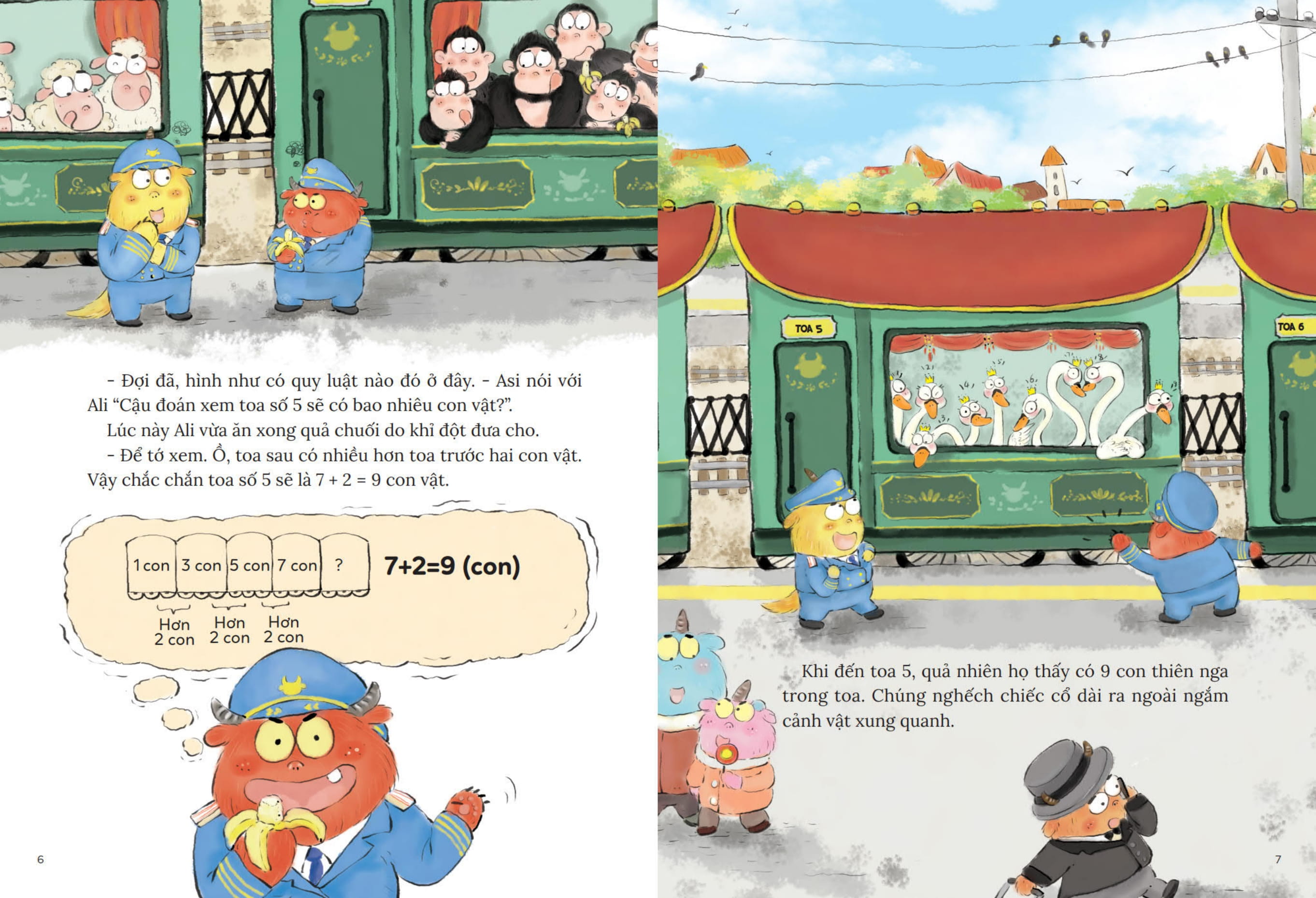 trường học biết tuốt - tập 12 - chuyến tàu đặc biệt - cấp số cộng