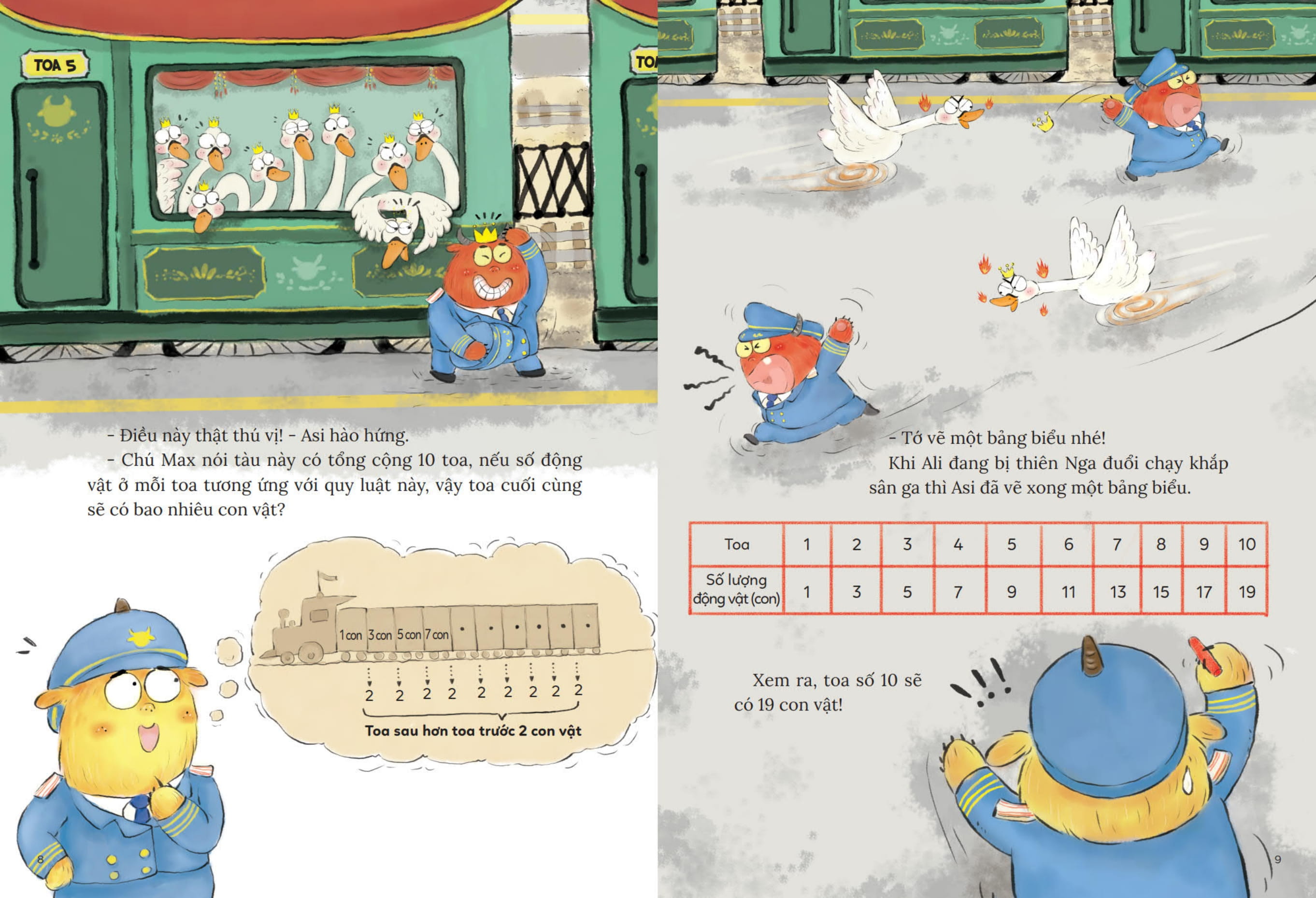 trường học biết tuốt - tập 12 - chuyến tàu đặc biệt - cấp số cộng