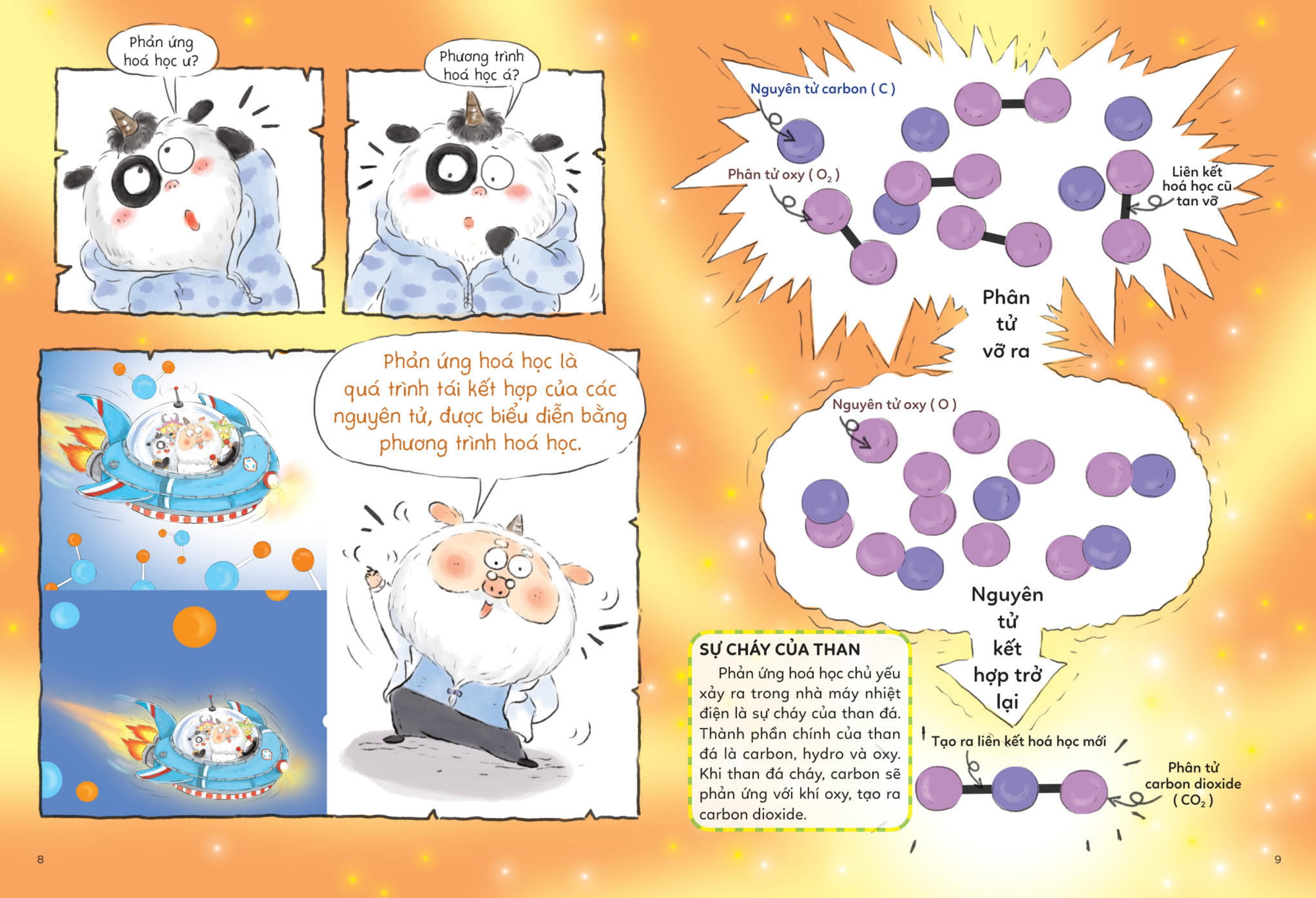 trường học biết tuốt - tập 2 - nhà máy bận rộn - phản ứng hoá học