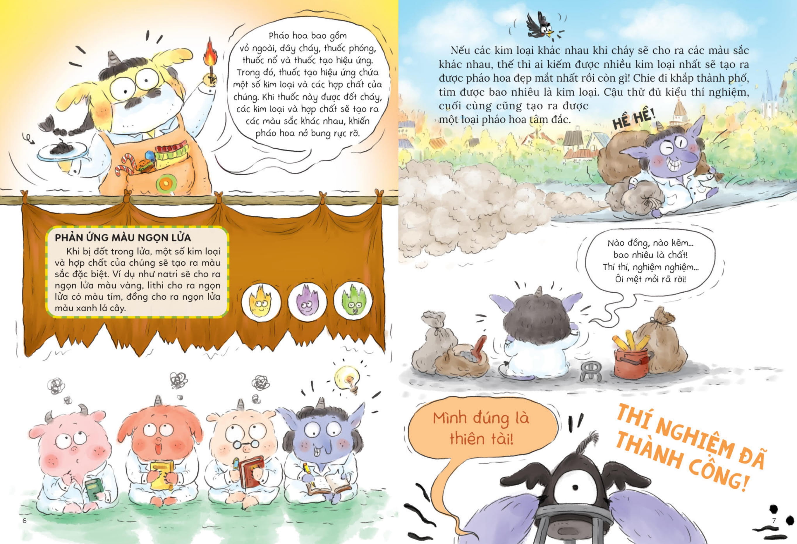 trường học biết tuốt - tập 4 - cuộc thi bắn pháo hoa - oxy hóa