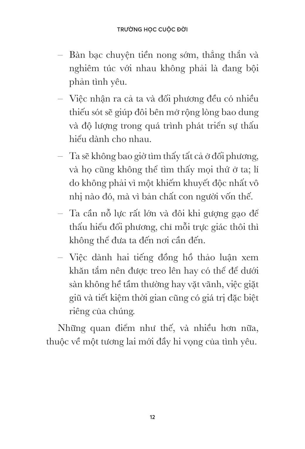 Truong Hoc Cuoc Doi - Li Tri Ma Yeu