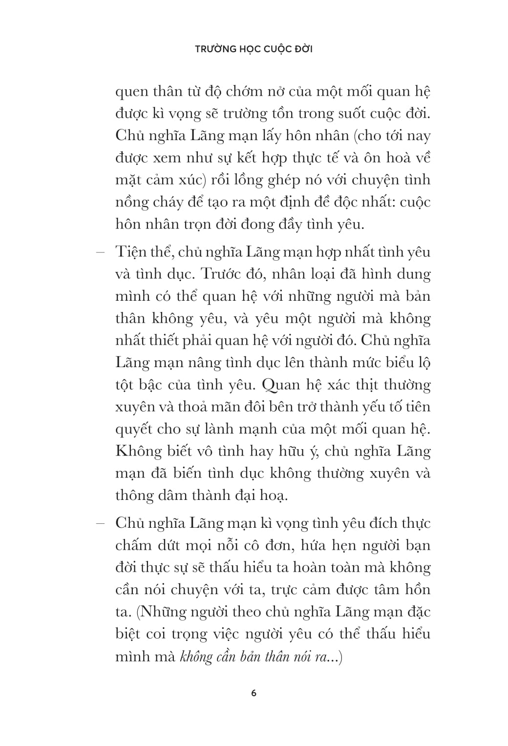 Truong Hoc Cuoc Doi - Li Tri Ma Yeu