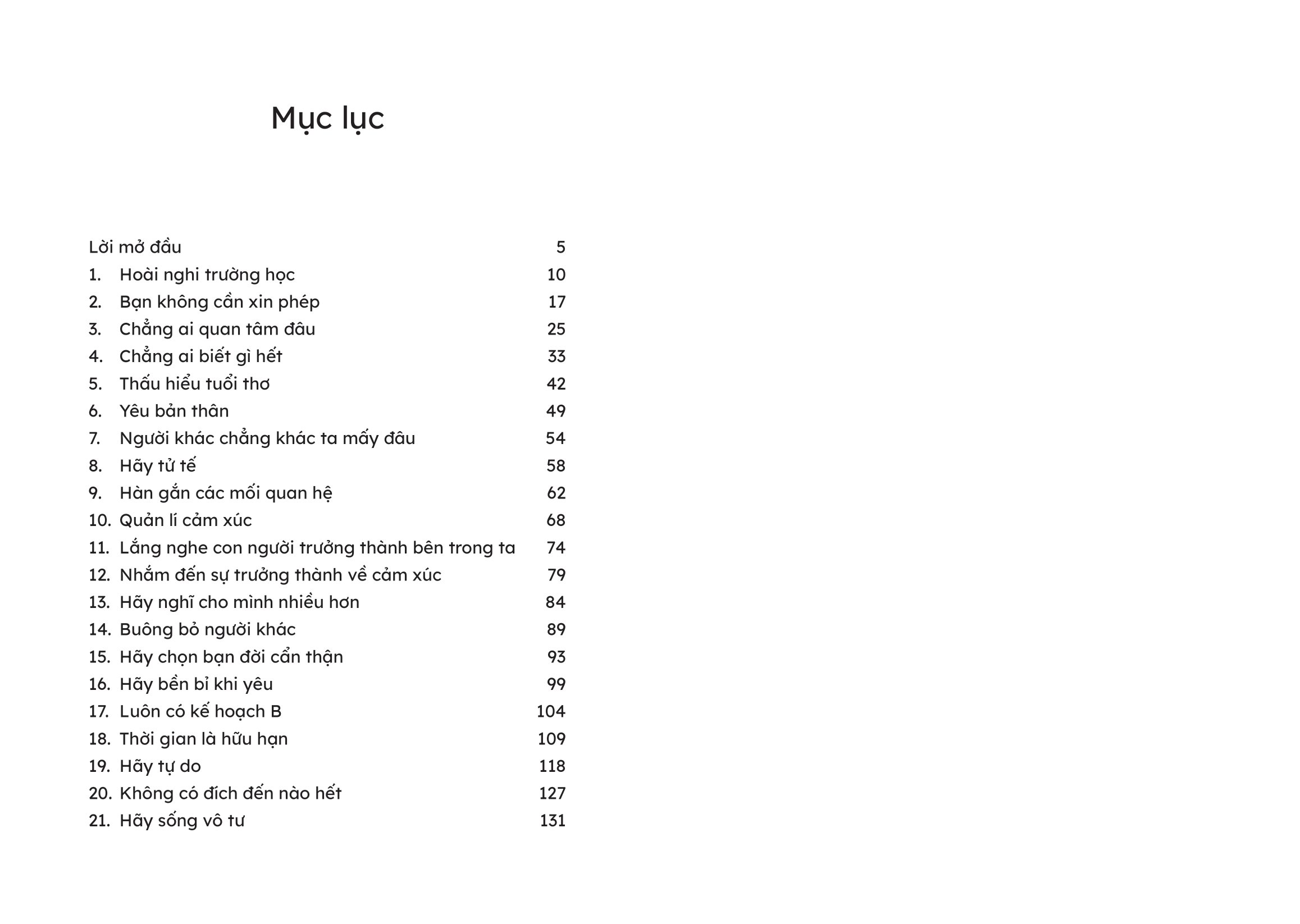 trường học cuộc đời - những điều trường lớp chưa kịp dạy ta - học cách sống cuộc đời tử tế và hạnh phúc