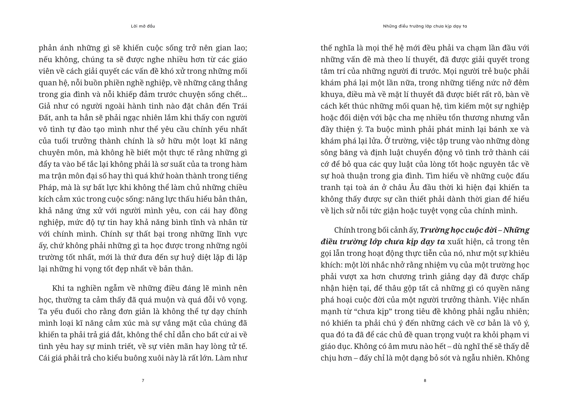 trường học cuộc đời - những điều trường lớp chưa kịp dạy ta - học cách sống cuộc đời tử tế và hạnh phúc