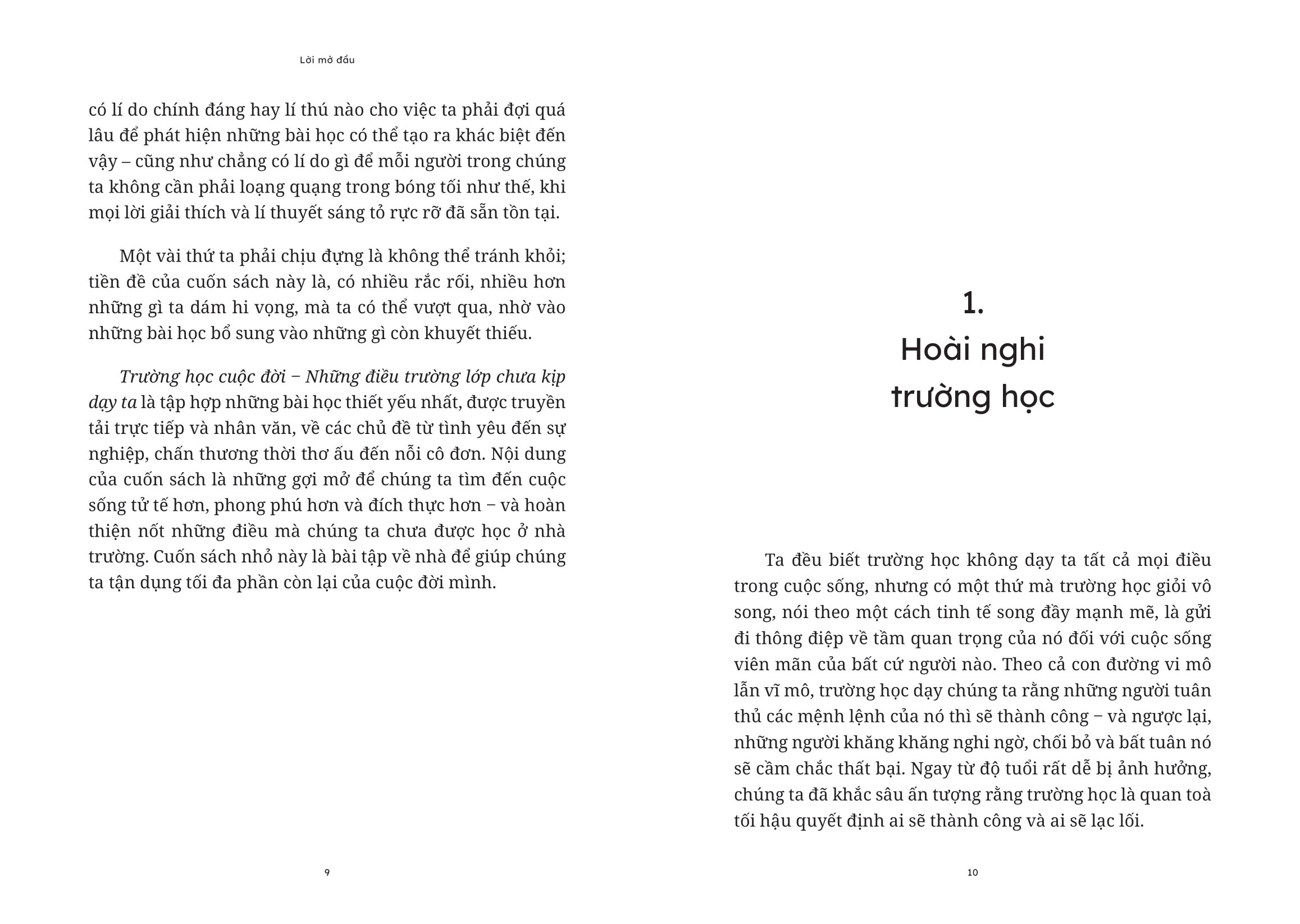 trường học cuộc đời - những điều trường lớp chưa kịp dạy ta - học cách sống cuộc đời tử tế và hạnh phúc
