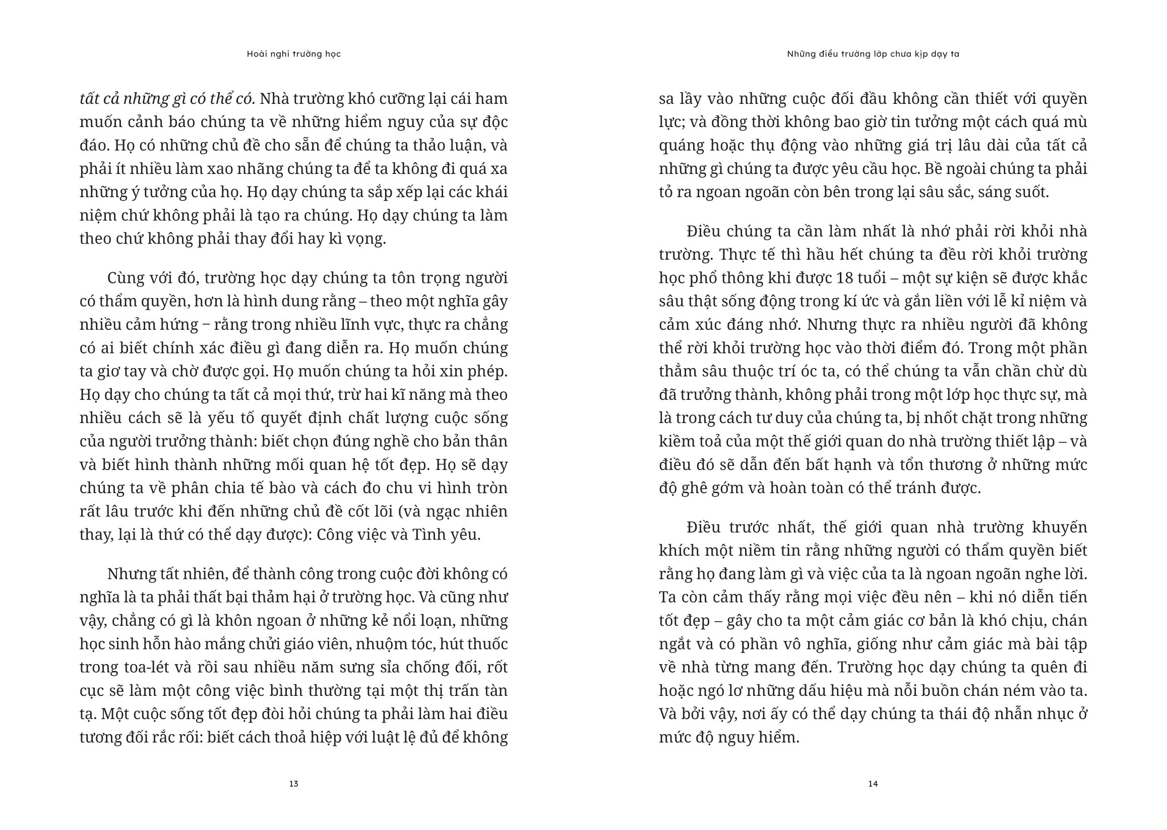 trường học cuộc đời - những điều trường lớp chưa kịp dạy ta - học cách sống cuộc đời tử tế và hạnh phúc