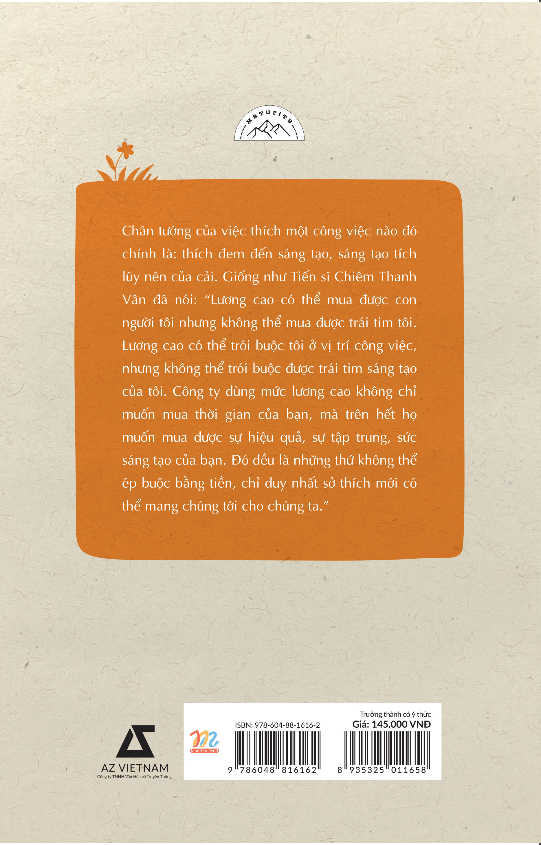 trưởng thành có ý thức - tặng kèm bookmark hai mặt