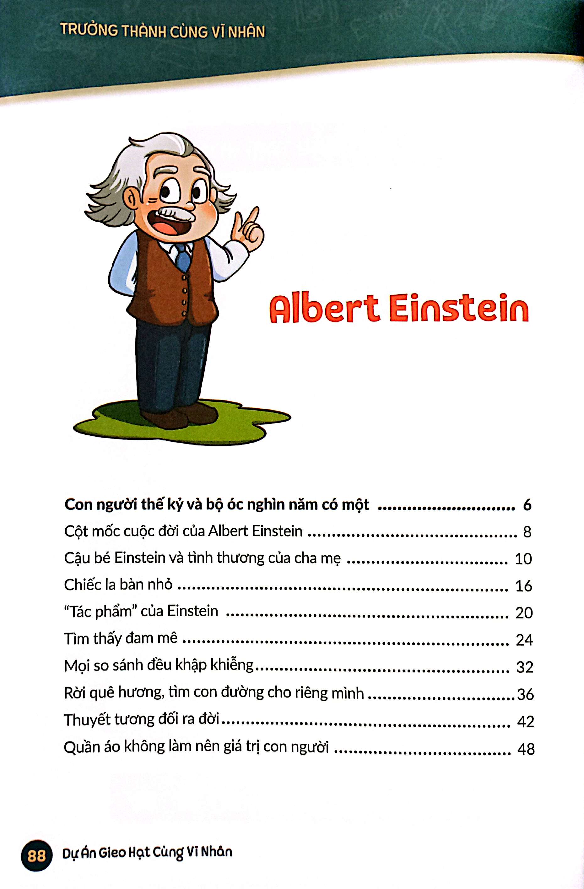 trưởng thành cùng vĩ nhân 3 - nhà khoa học và danh y - albert einstein