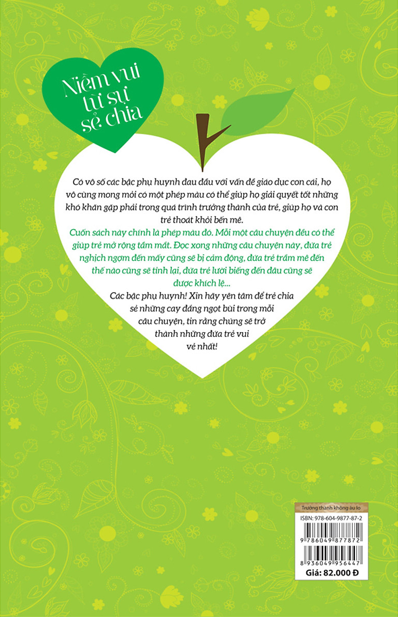 trưởng thành không âu lo - niềm vui từ sự sẻ chia