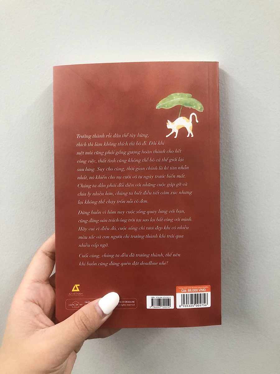 trưởng thành là khi nỗi buồn cũng có deadline