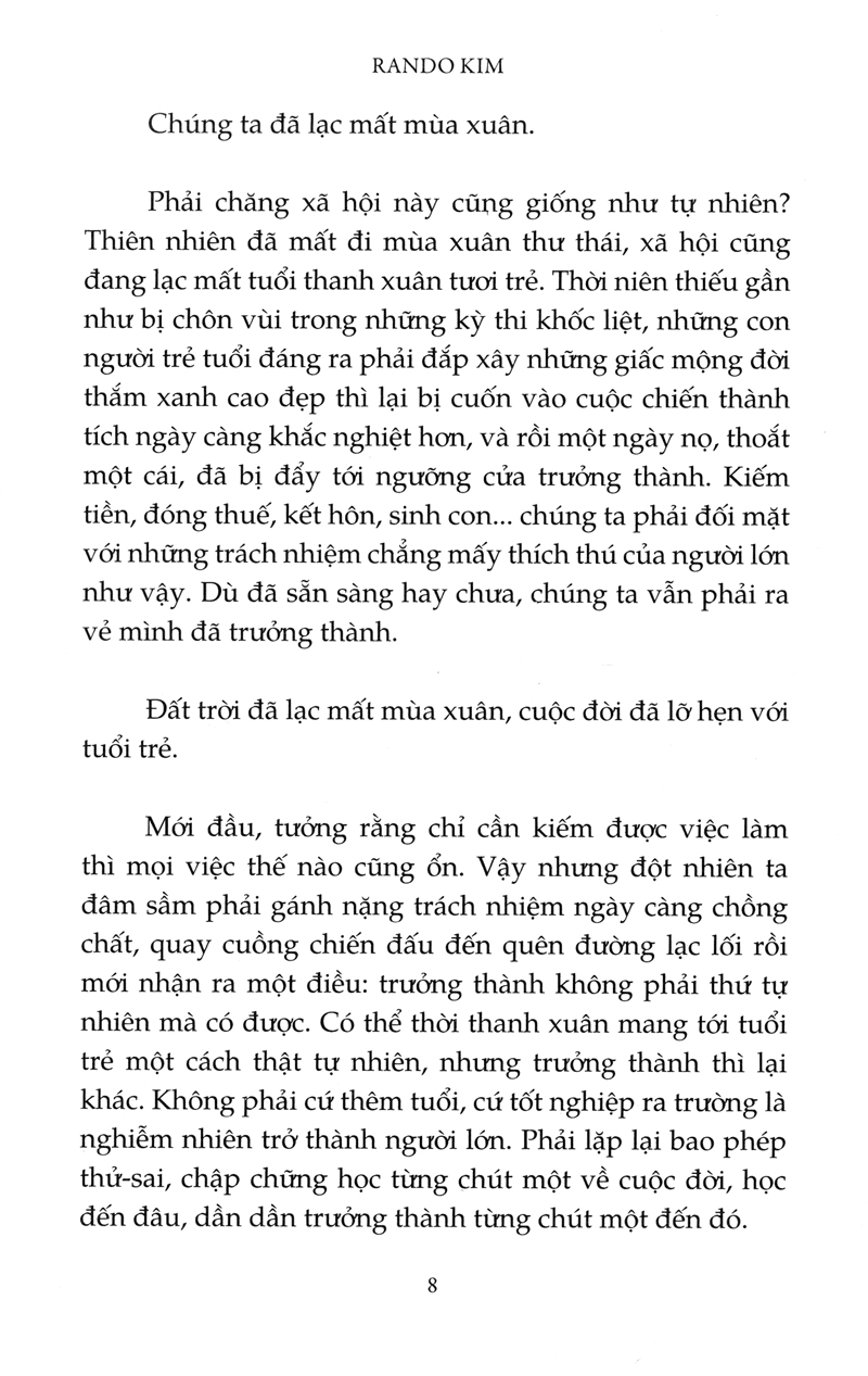 trưởng thành sau ngàn lần tranh đấu (tái bản 2018)