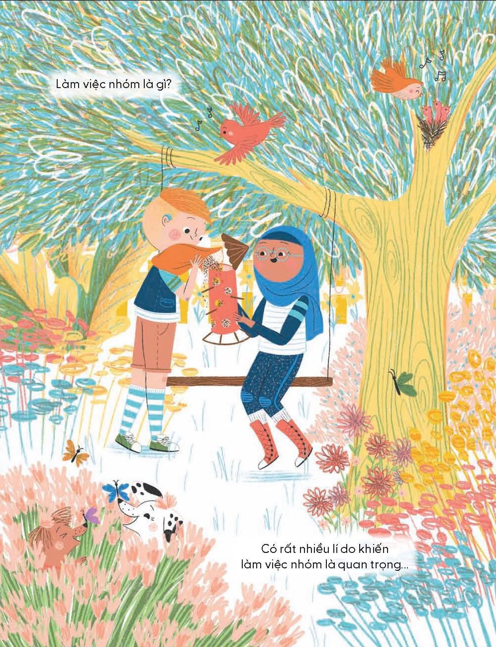 trưởng thành từ những điều bé nhỏ - làm việc nhóm