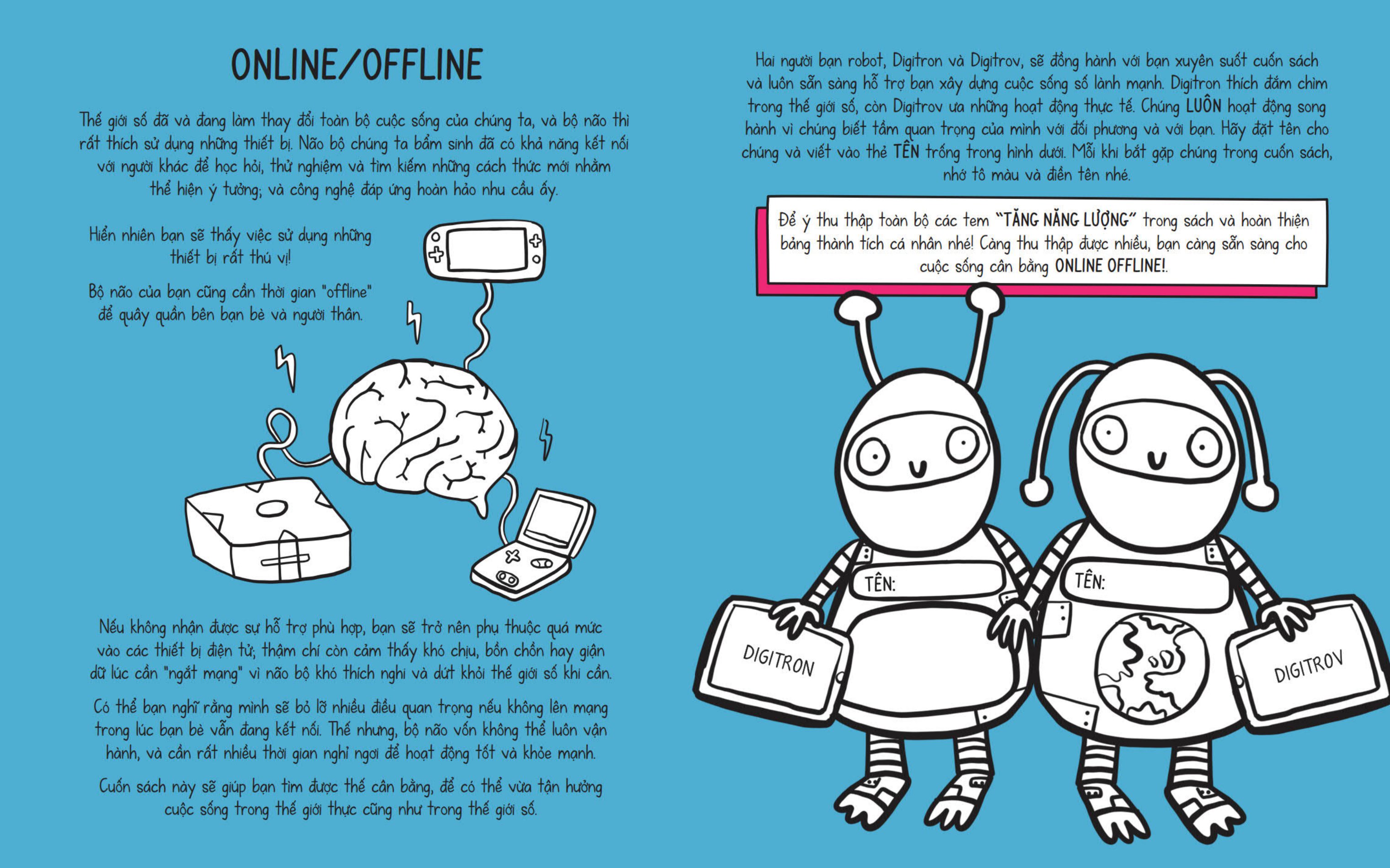 trưởng thành từ suy nghĩ - online offline!