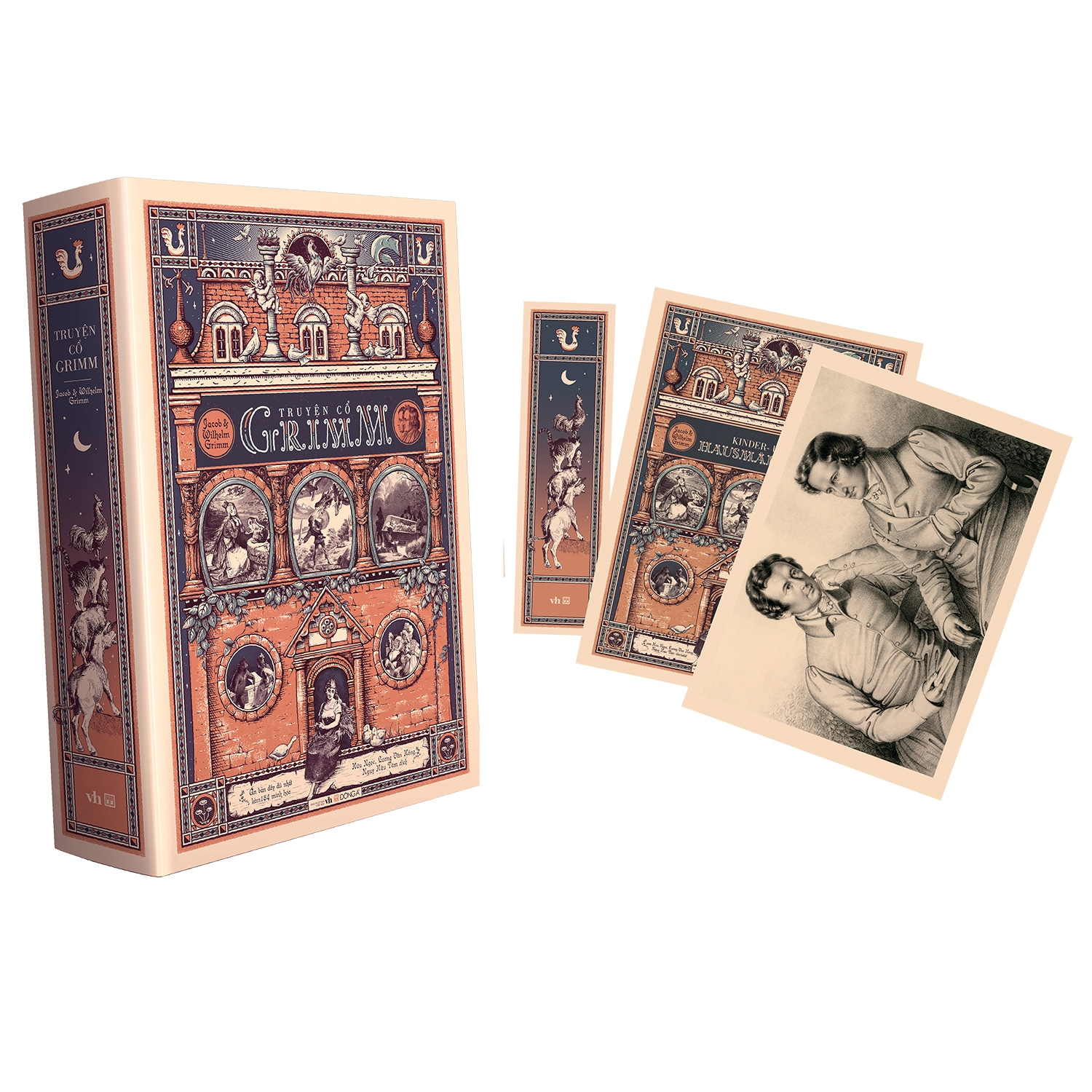truyện cổ grimm - bản cao cấp - tặng kèm bookmark + 2 postcard