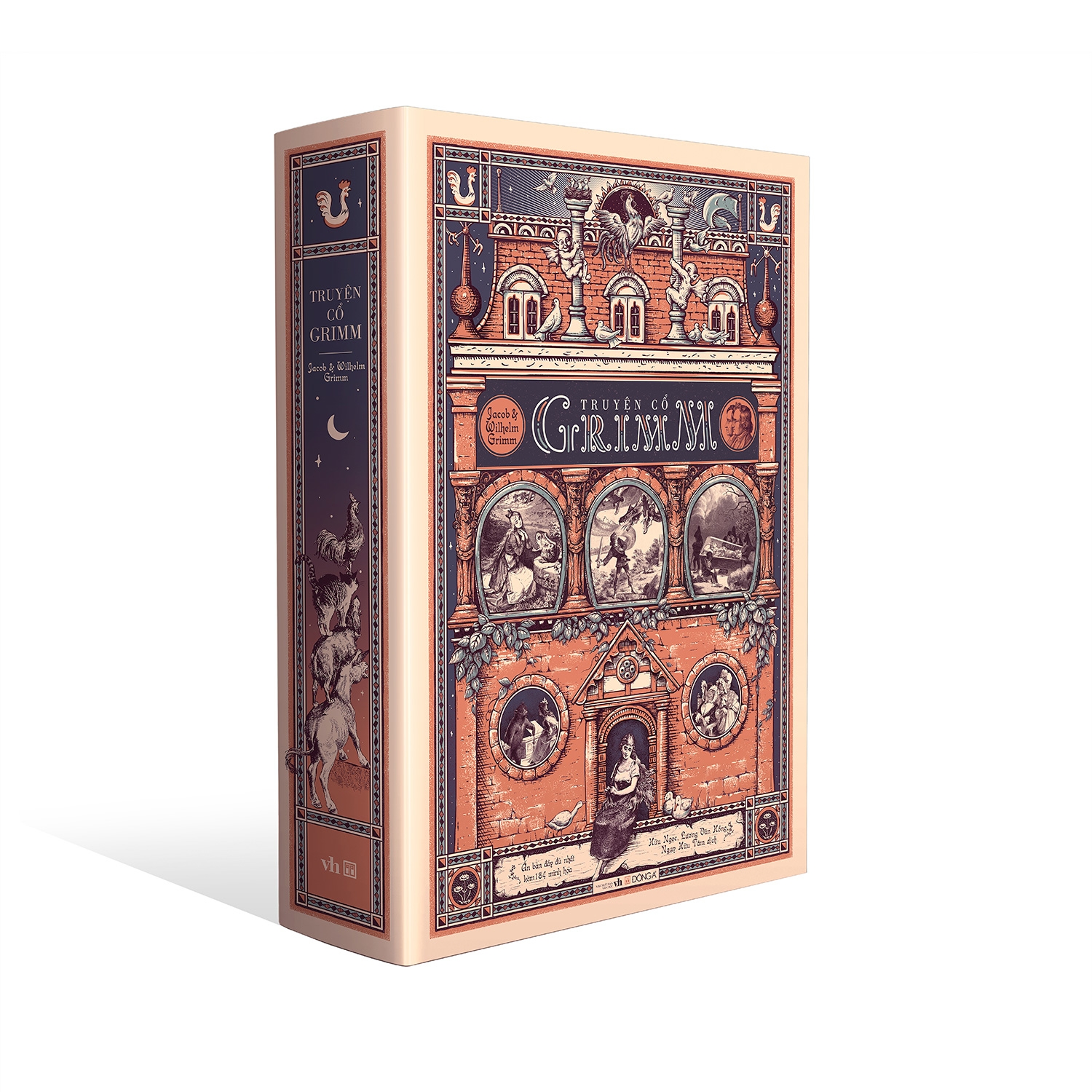 truyện cổ grimm - bản cao cấp - tặng kèm bookmark + 2 postcard