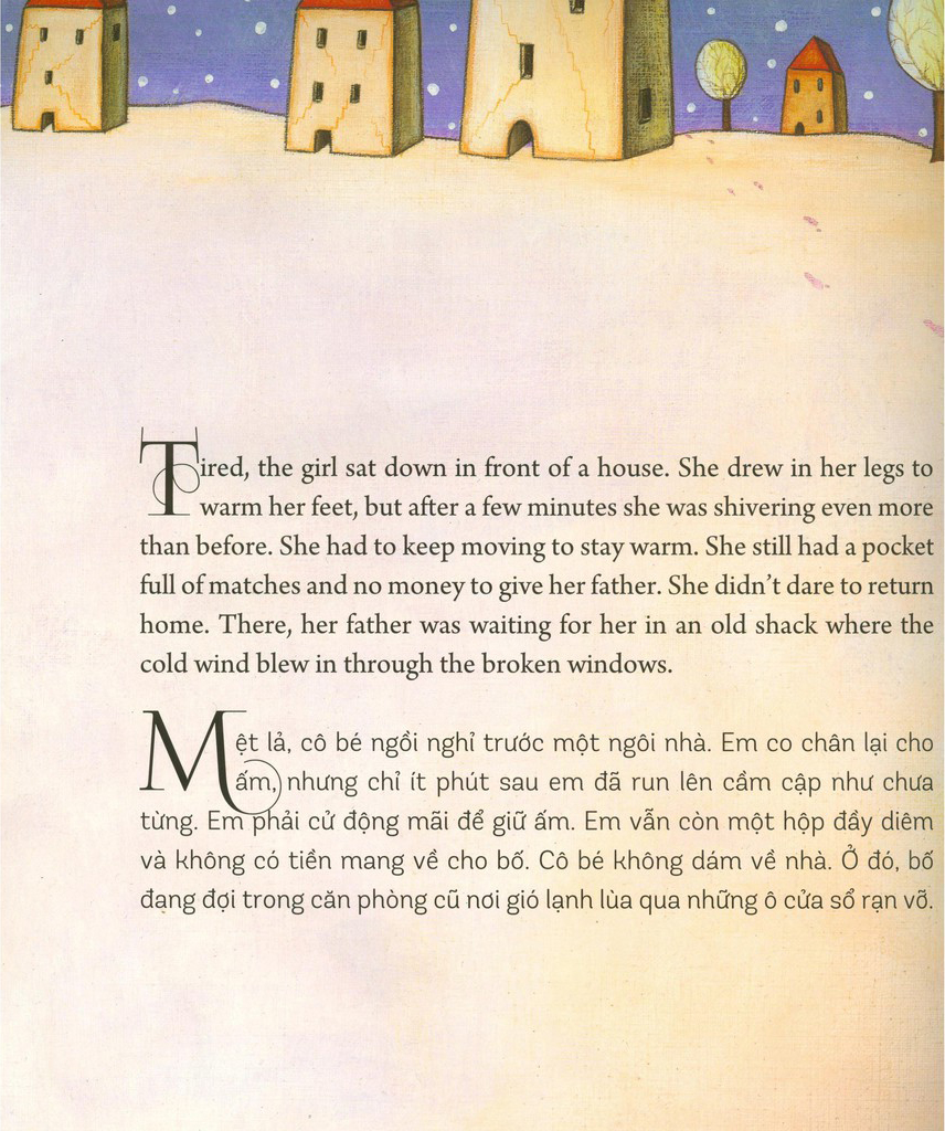 truyện cổ kinh điển thế giới với bản dịch mới - cô bé bán diêm - the little matchstick girl (2022)