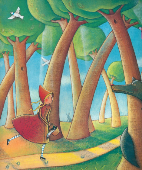 truyện cổ kinh điển thế giới với bản dịch mới - cô bé khăn đỏ - little red riding hood (tái bản 2020)