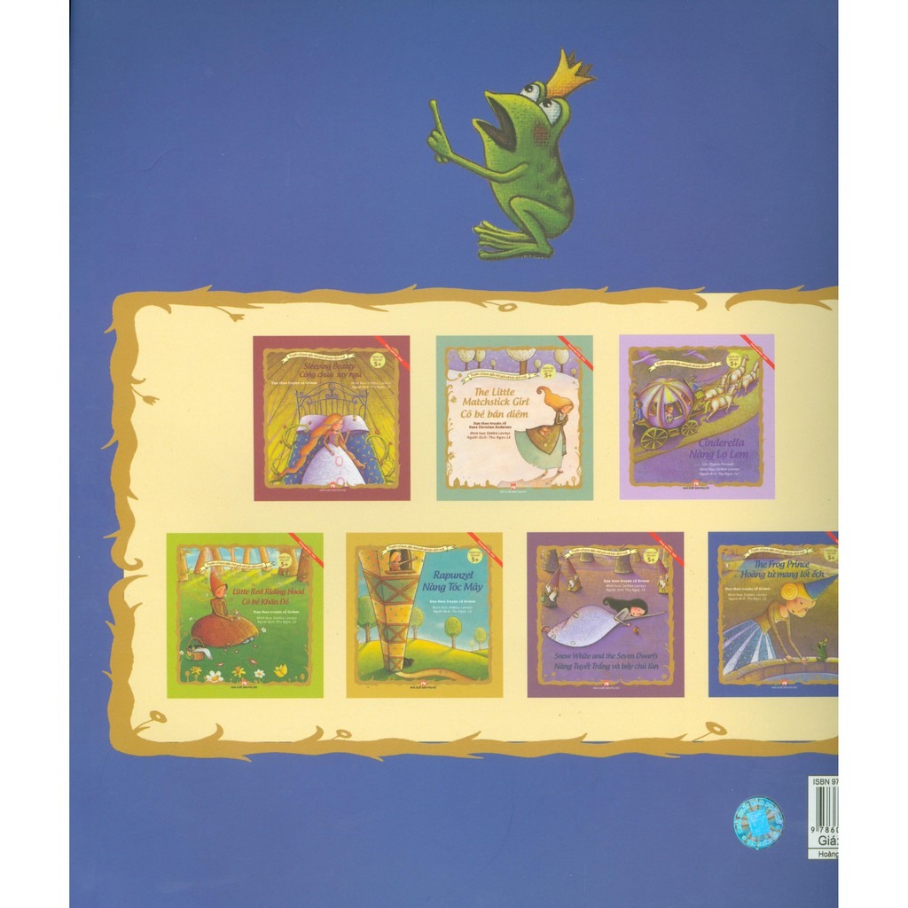 truyện cổ kinh điển thế giới với bản dịch mới - hoàng tử mang lốt ếch - the frog price