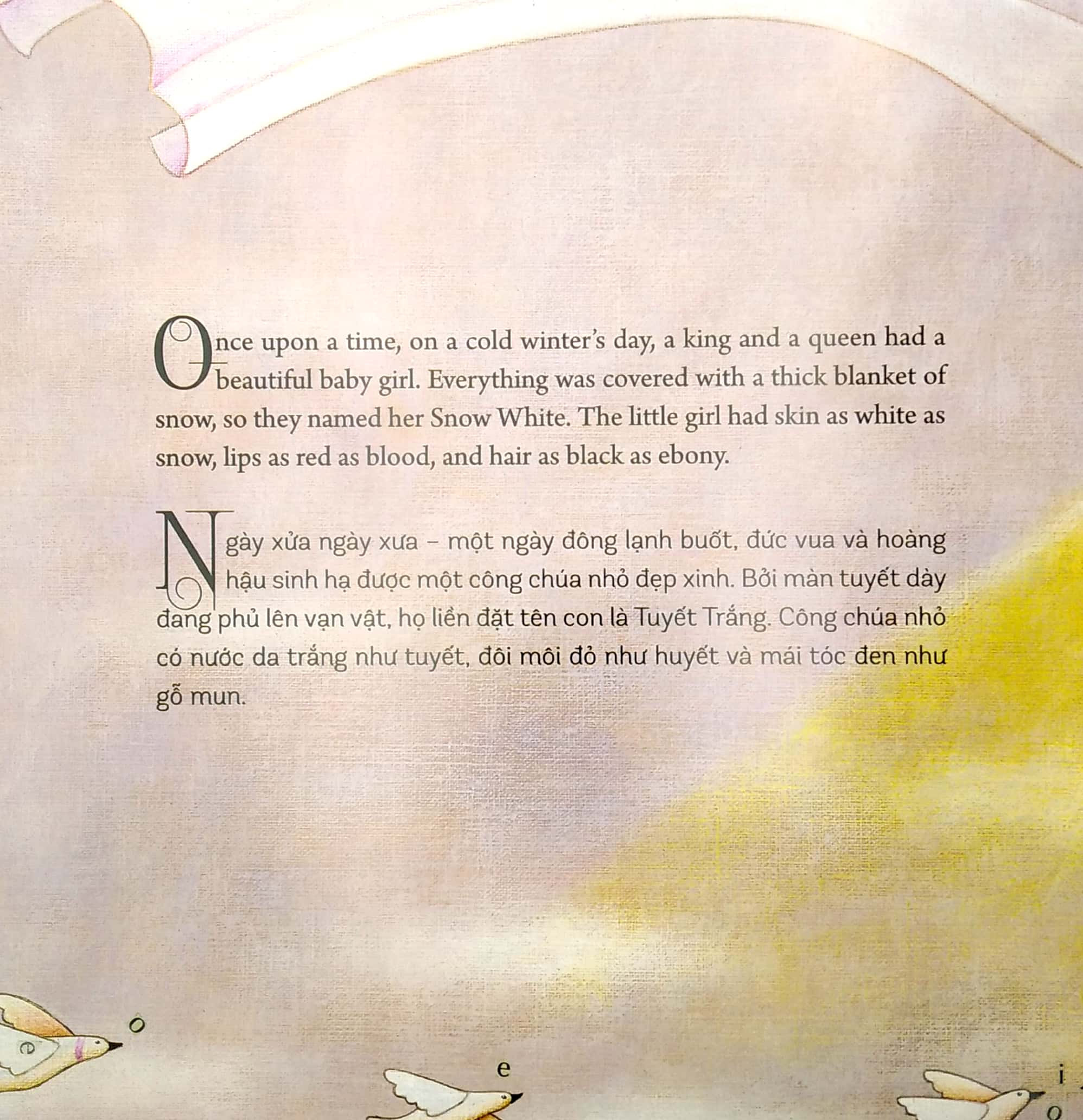 truyện cổ kinh điển thế giới với bản dịch mới - nàng tuyết trắng và bảy chú lùn - snow white and the seven dwarfs