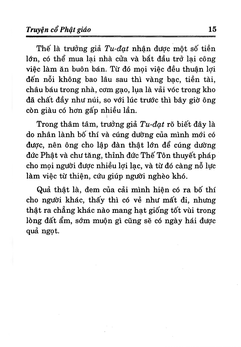 truyện cổ phật giáo
