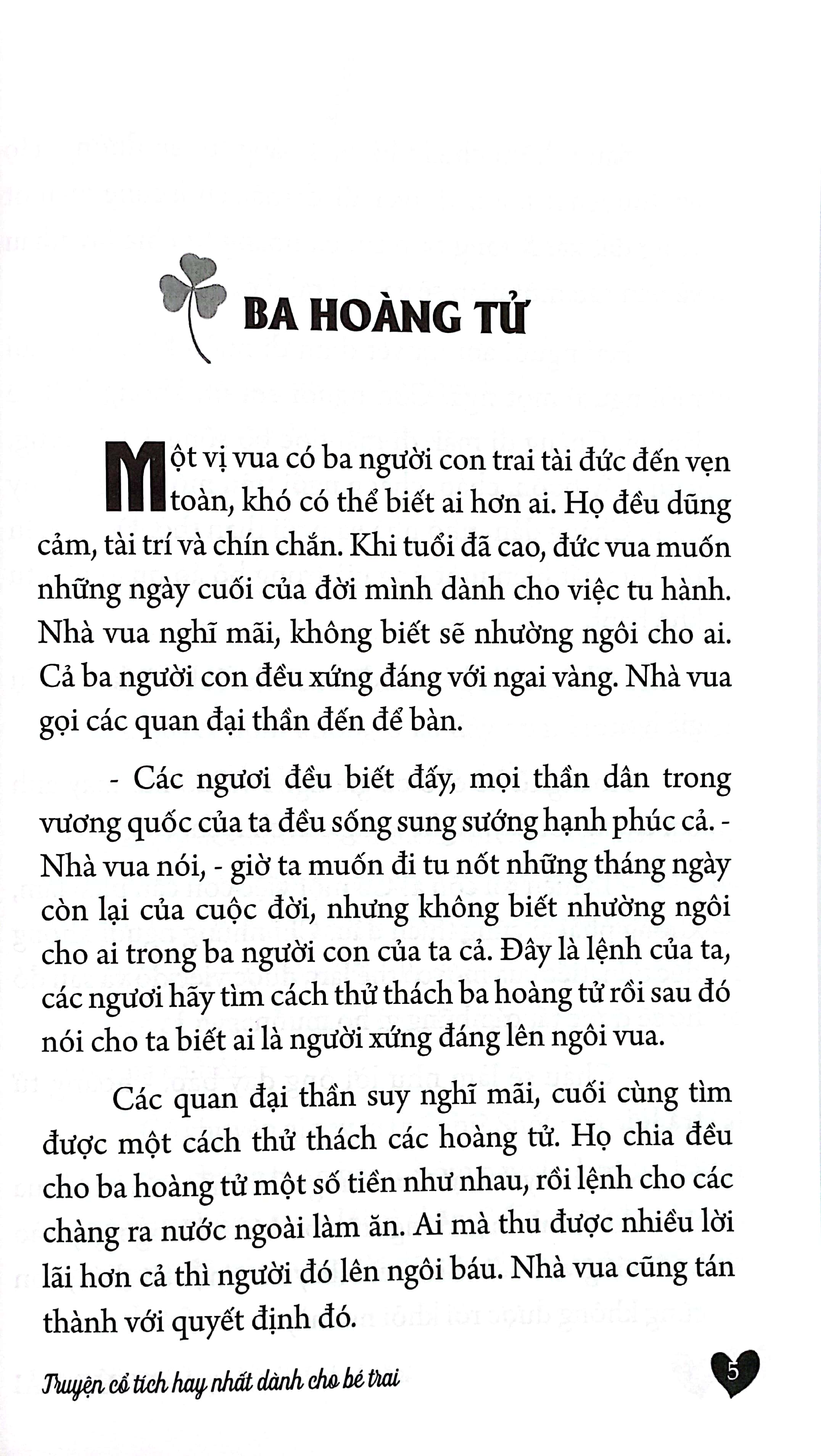 truyện cổ tích hay nhất dành cho bé trai