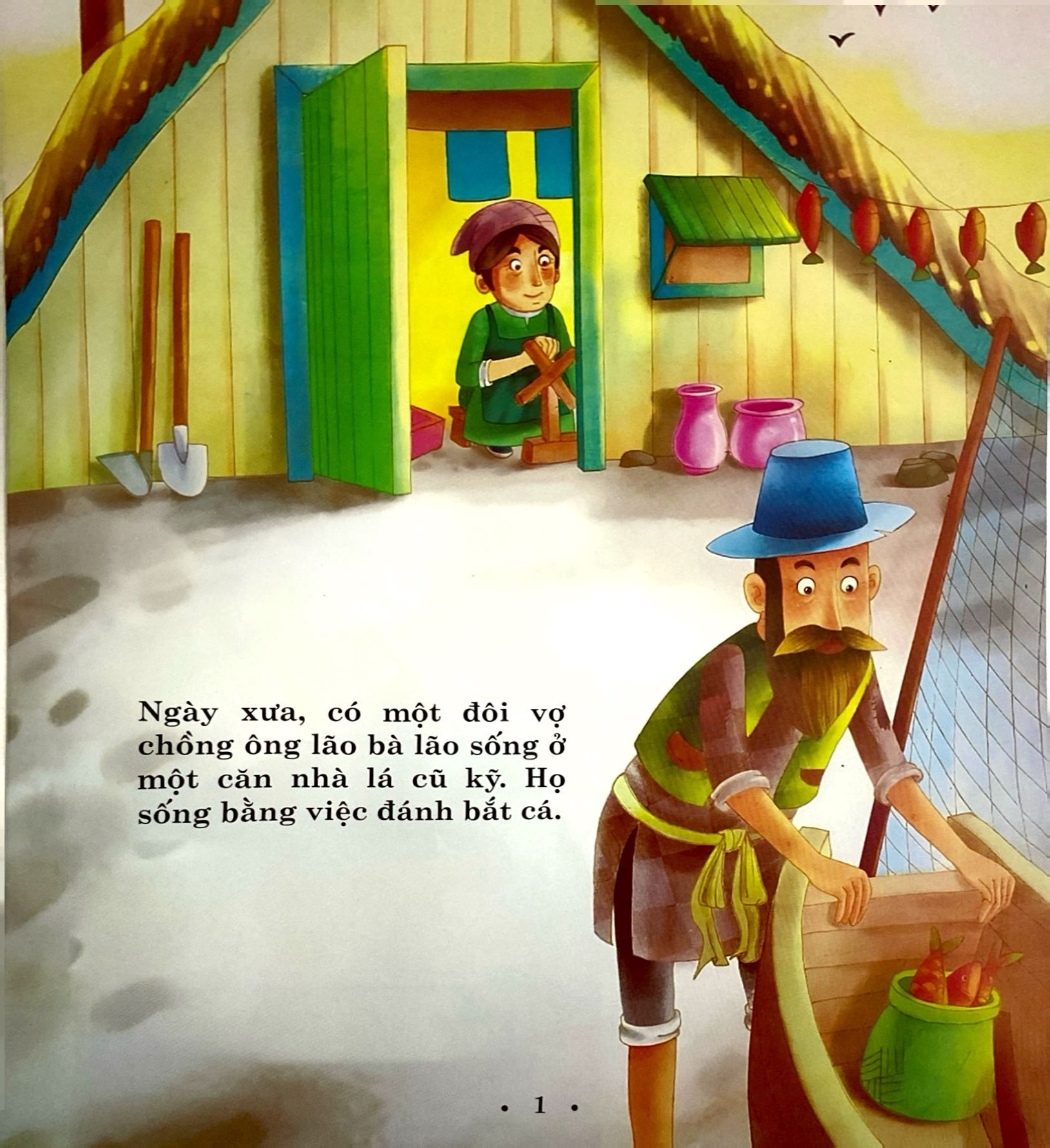 truyện cổ tích hay nhất thế giới - ông lão đánh cá và con cá vàng