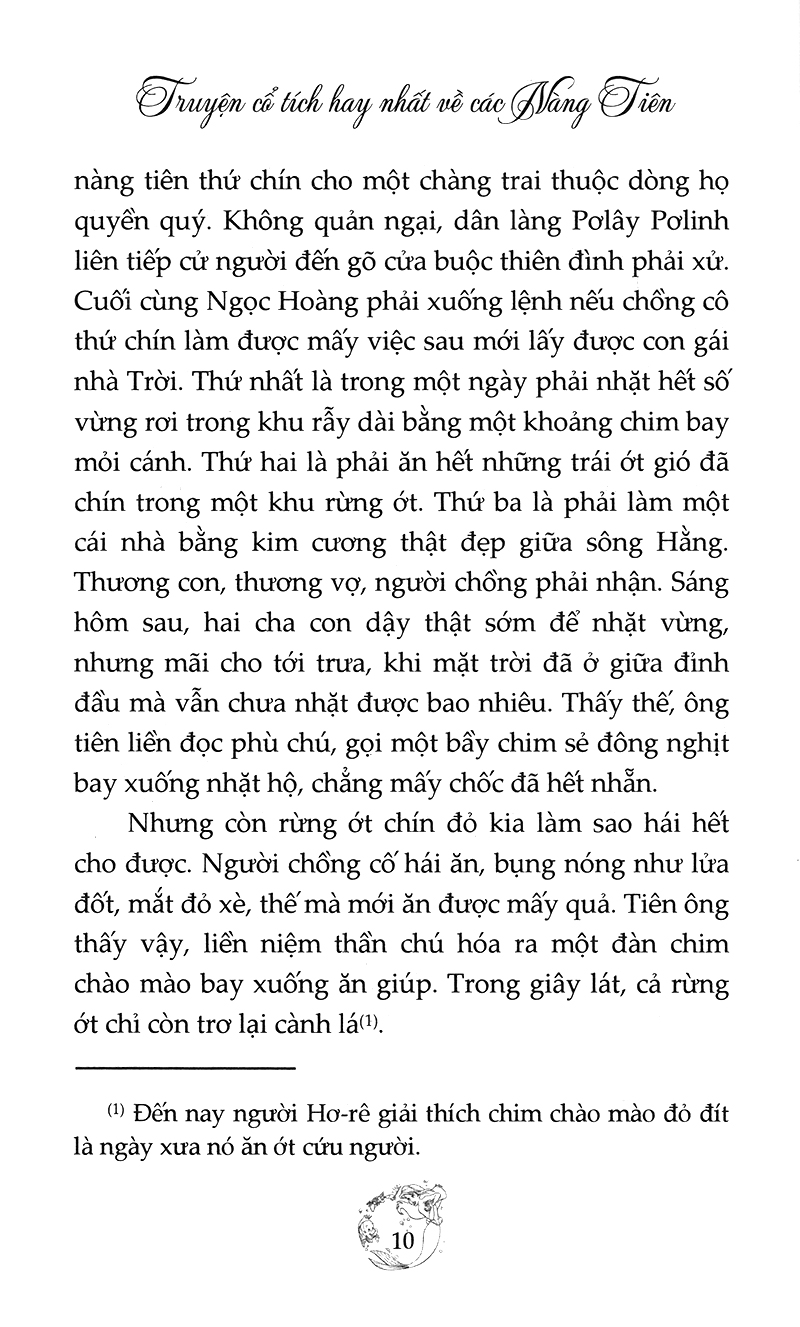 truyện cổ tích hay nhất về các nàng tiên