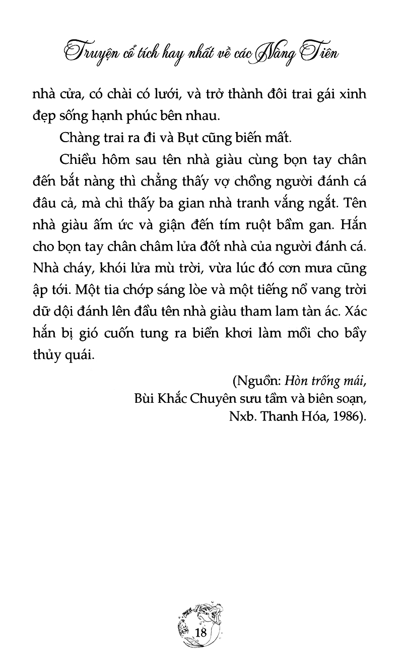 truyện cổ tích hay nhất về các nàng tiên