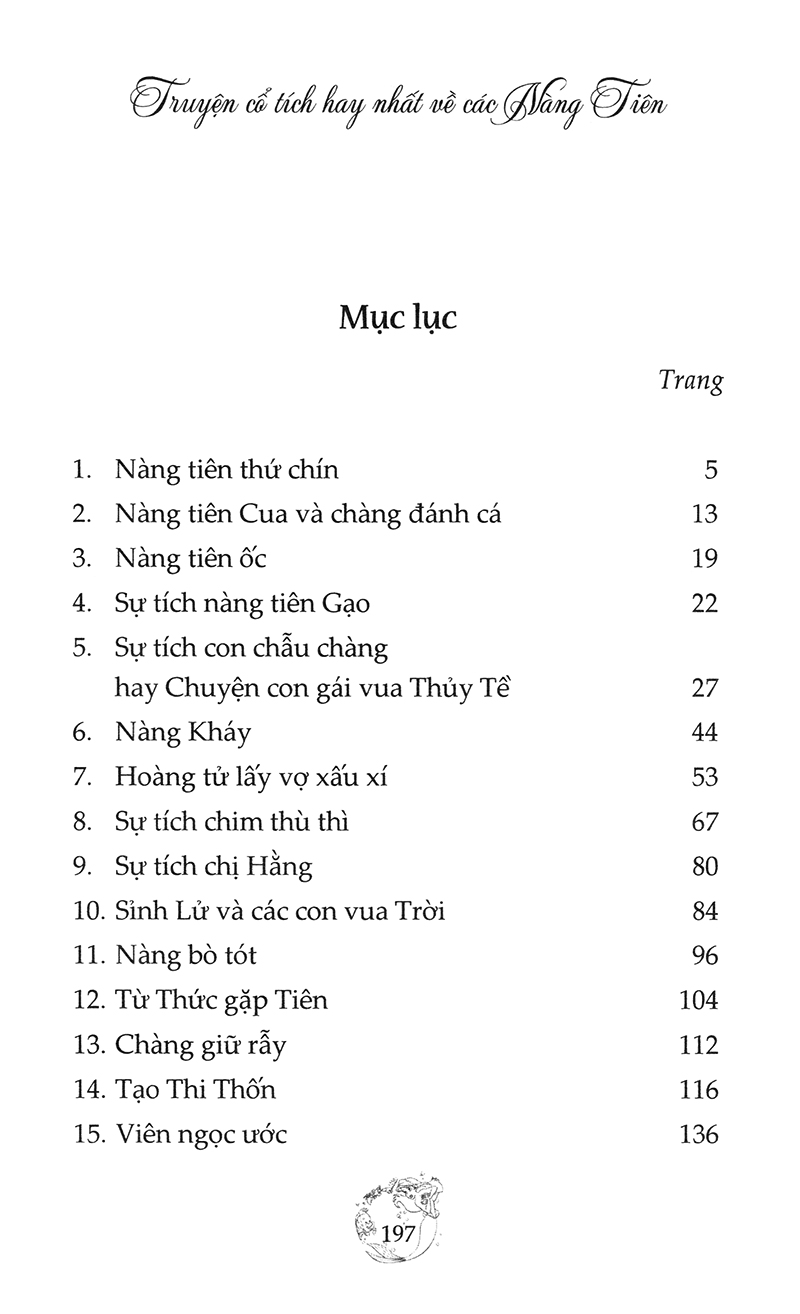 truyện cổ tích hay nhất về các nàng tiên