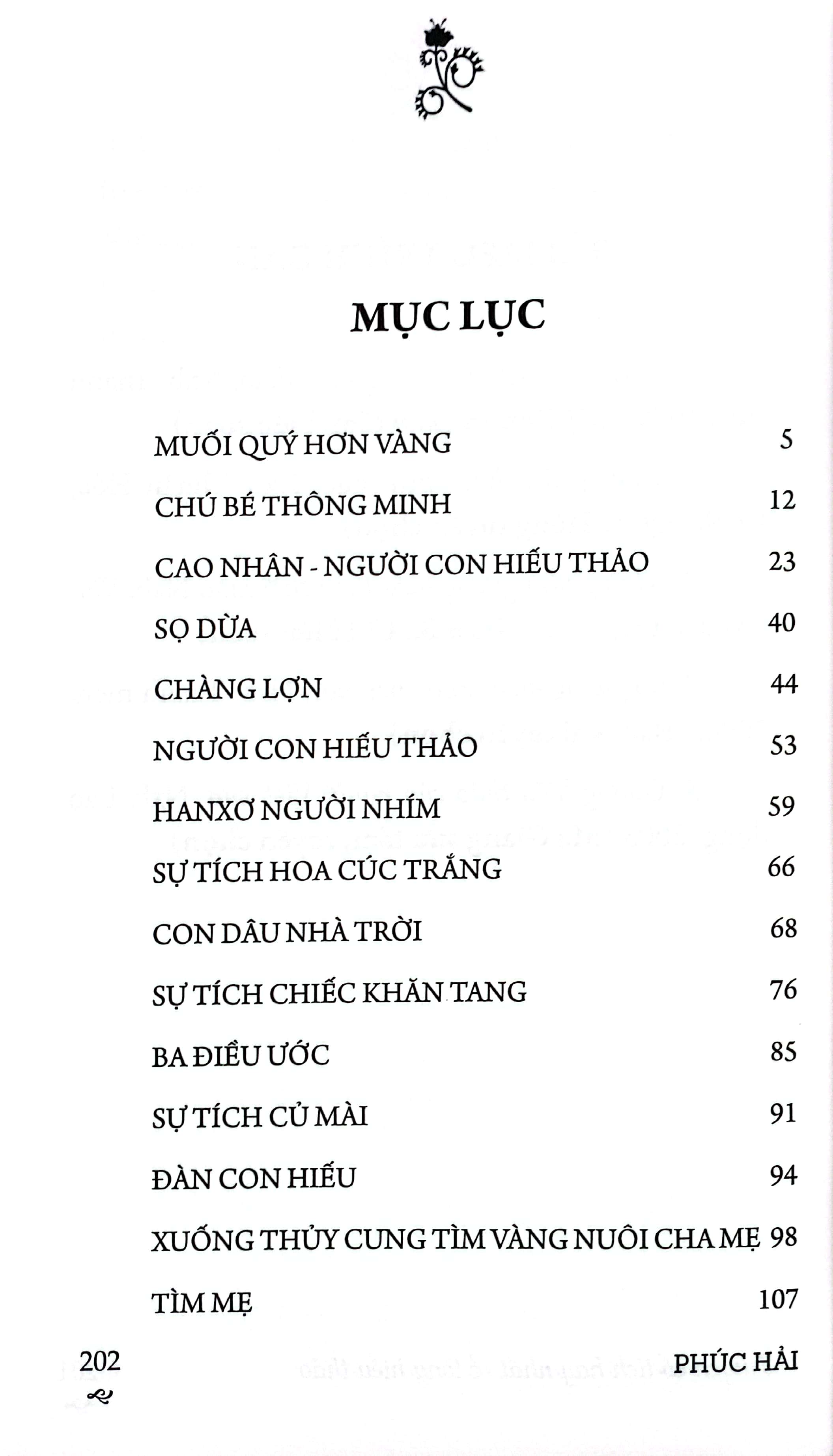 truyện cổ tích hay nhất về lòng hiếu thảo