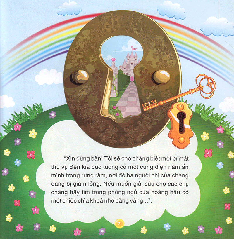 truyện cổ tích hoàng tử và công chúa - hoàng tử và phù thủy bốn mắt
