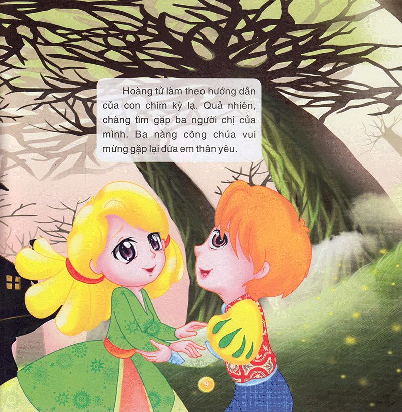 truyện cổ tích hoàng tử và công chúa - hoàng tử và phù thủy bốn mắt