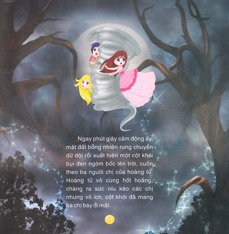 truyện cổ tích hoàng tử và công chúa - hoàng tử và phù thủy bốn mắt