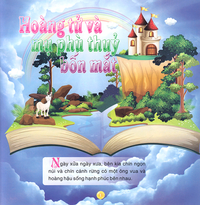 truyện cổ tích hoàng tử và công chúa - hoàng tử và phù thủy bốn mắt