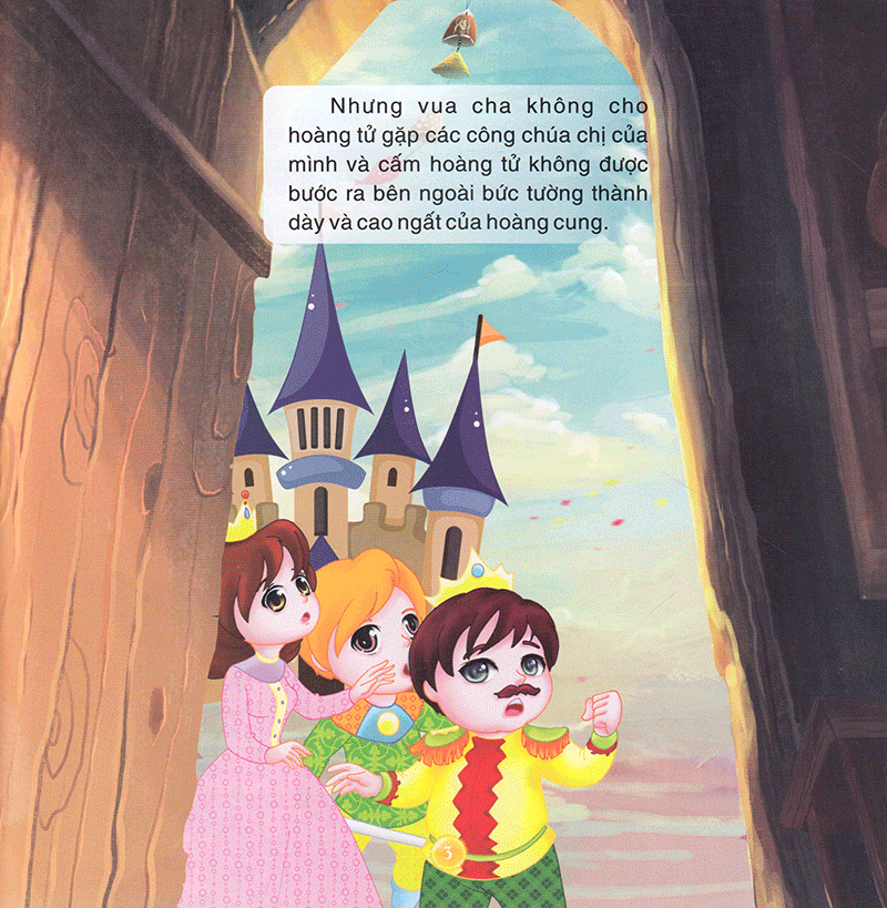 truyện cổ tích hoàng tử và công chúa - hoàng tử và phù thủy bốn mắt