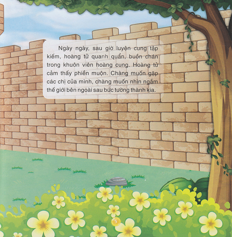 truyện cổ tích hoàng tử và công chúa - hoàng tử và phù thủy bốn mắt