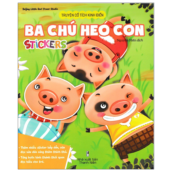 truyện cổ tích kinh điển - ba chú heo con (stickers)