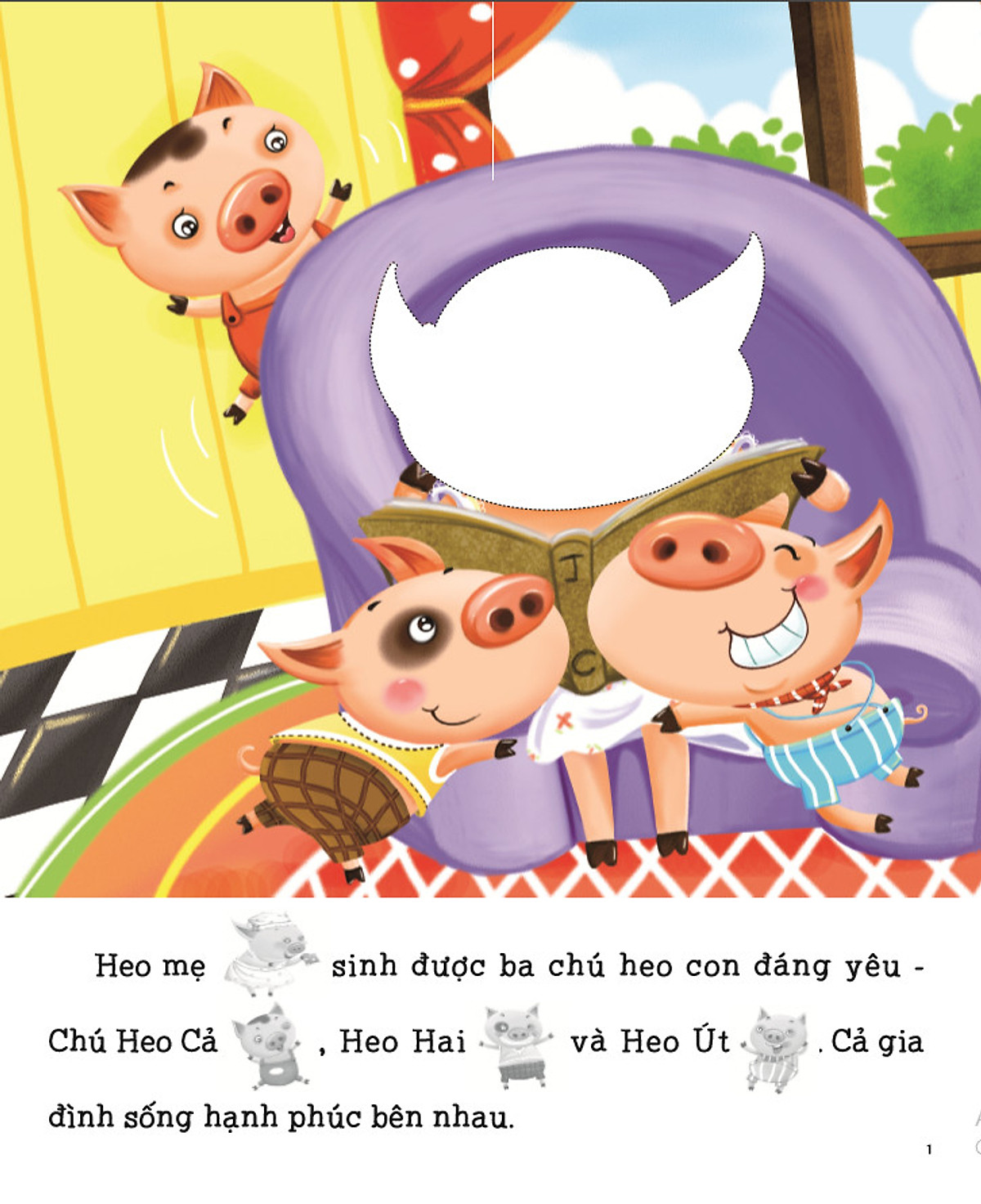 truyện cổ tích kinh điển - ba chú heo con (stickers)