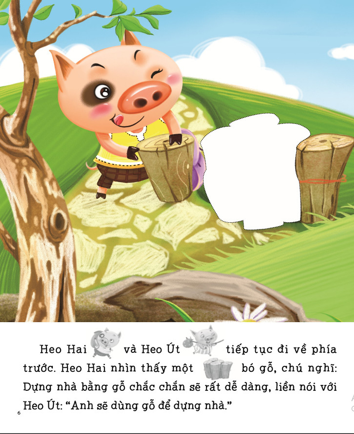 truyện cổ tích kinh điển - ba chú heo con (stickers)