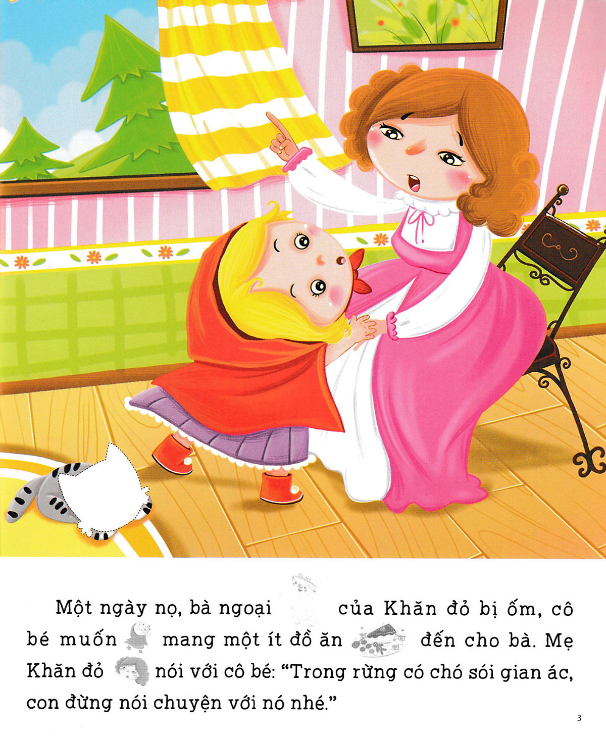 truyện cổ tích kinh điển - cô bé quàng khăn đỏ (stickers)